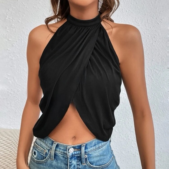 Black open back top - Picture 3 of 3